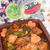鶏肉と菜の花のハニートマト煮＆大根のレモン風味浅漬け（お家カフェ）