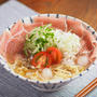 生ハム冷やしラーメン　、　氷締め冷やしラーメン　、インスタントラーメンアレンジ