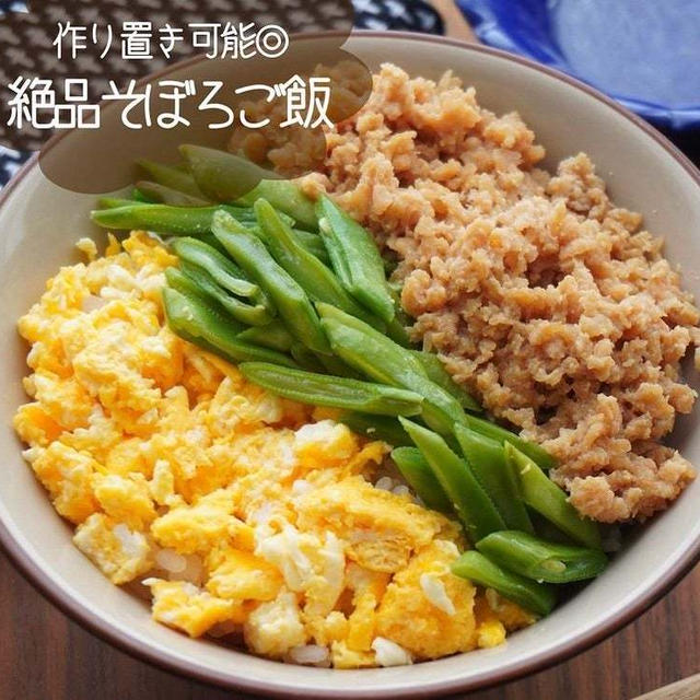 これはおいしい！作り置き可能な絶品そぼろご飯#簡単#時短#節約