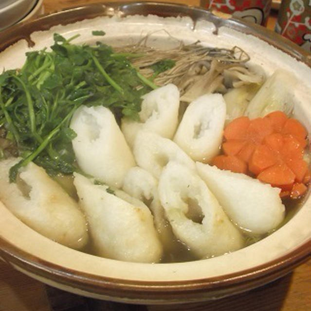 今年初鍋は　きりたんぽ！