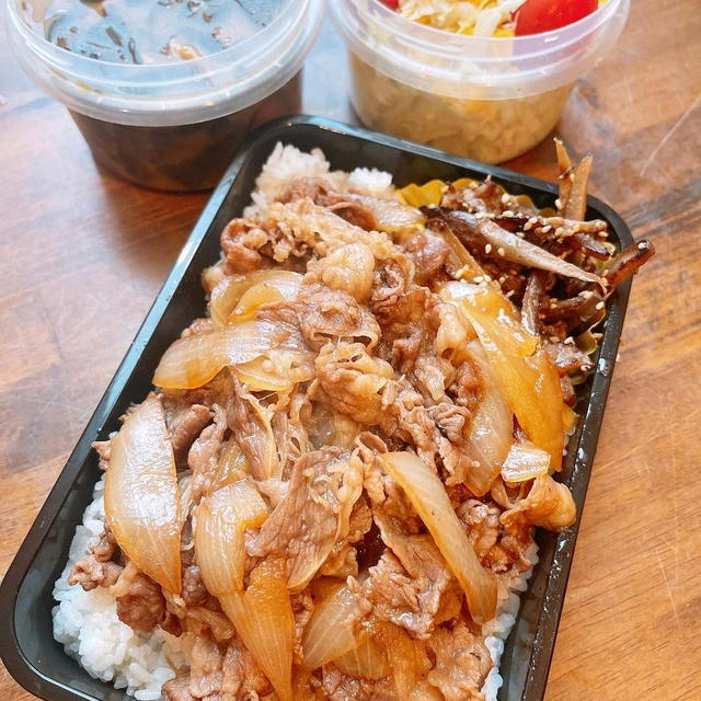 吉牛セット弁当です！！