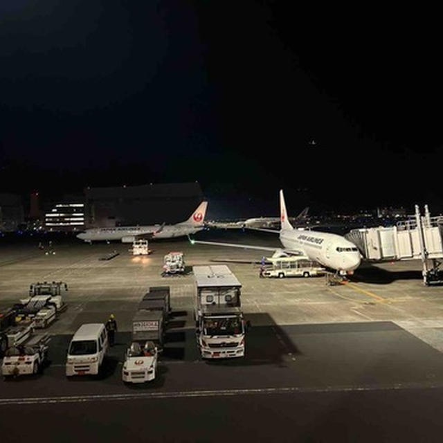 夜の羽田空港