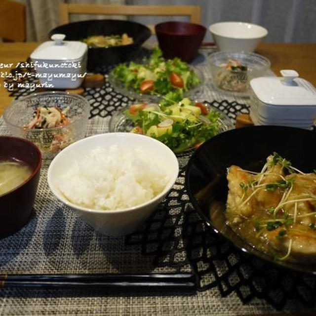 鳥むね肉のおろし煮