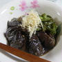 「茄子とピーマンの煮物～針生姜添え～」