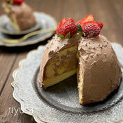 【計量不要で超簡単】チョコバナナのスゴットケーキ