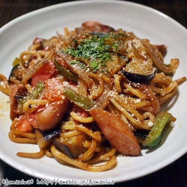 ★シマダヤ　鉄板麺 de ナポリタン焼きそば　作ってみましたぁ♪