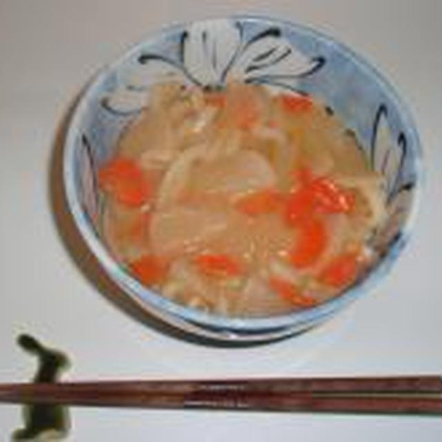 ぽかぽか♪みそあんかけうどん