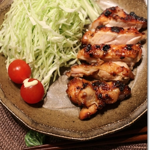 鶏の味噌漬け焼き