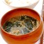 えのきと海苔の即席味噌汁