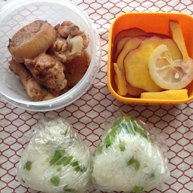 鷄手羽元と大根煮弁当