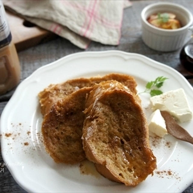 【レシピ】ミルクティのフレンチトースト