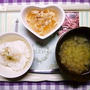 ﾟ･*:.｡.【離乳食】くまモンおにぎり.｡.:*･ﾟ
