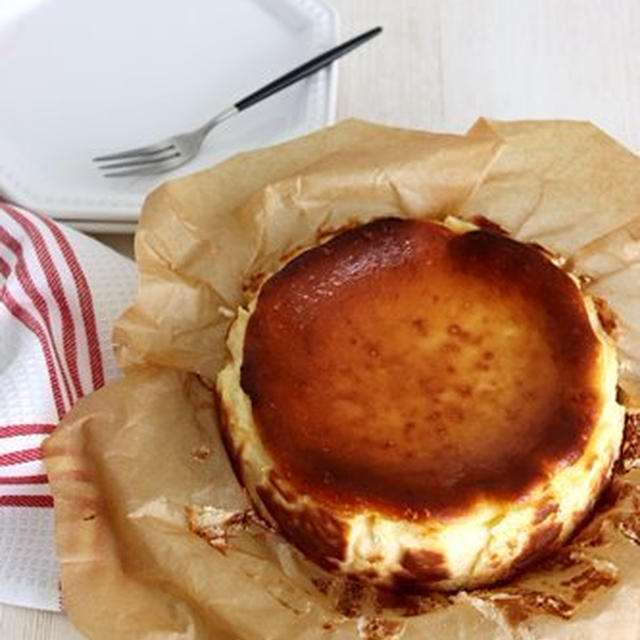 小嶋ルミさんレシピのバスク風チースケーキ