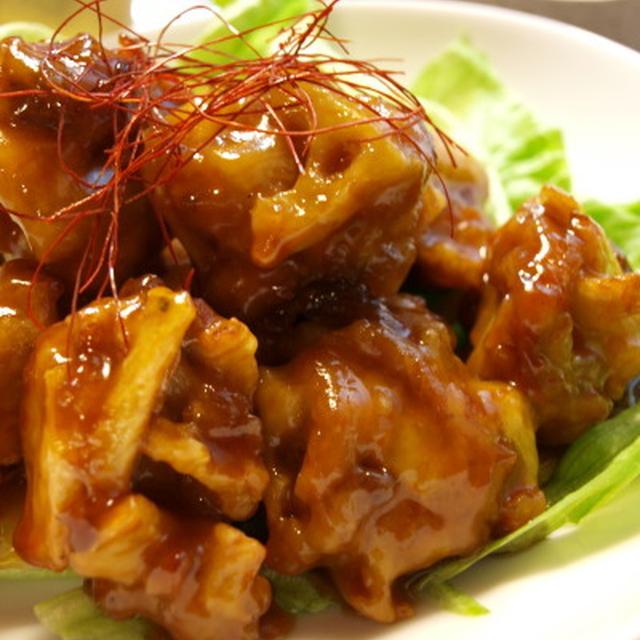 妄想お惣菜*レンコン団子の甘酢あん。