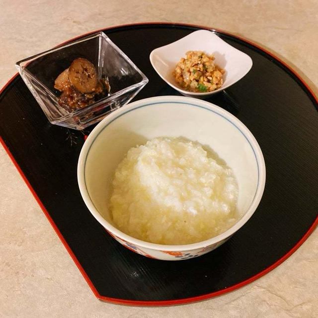 茄子味噌炒めと朝ごはん