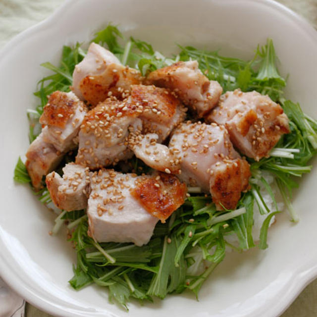 鶏肉の柚子胡椒焼き*