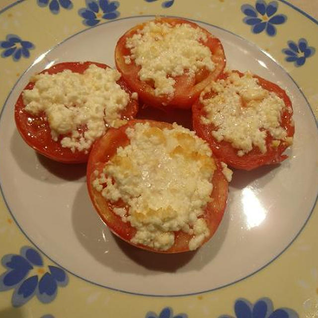 トマトのリコッタチーズ焼き