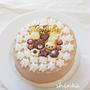 ちぃ7歳誕生日＊生チョコクリームケーキ