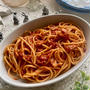 久しぶりに夫が作るアマトリチャーナでパスタランチ！