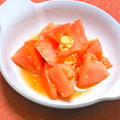 和えるだけで超簡単なのに、これ！美味しい〜トマトの甘酢生姜和え。