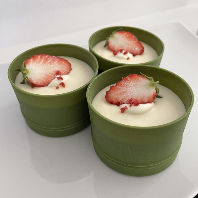 こどもの日🎏リクエストに応えて！レアチーズ作りました♡