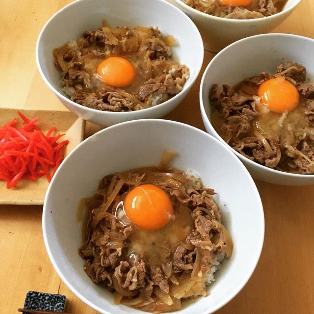 簡単ご飯　牛丼