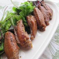 オレンジティー風味♪鶏のスペアリブ照り焼き