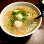 ふわふわ鶏団子のちゅるるん春雨スープ。そして事件発生