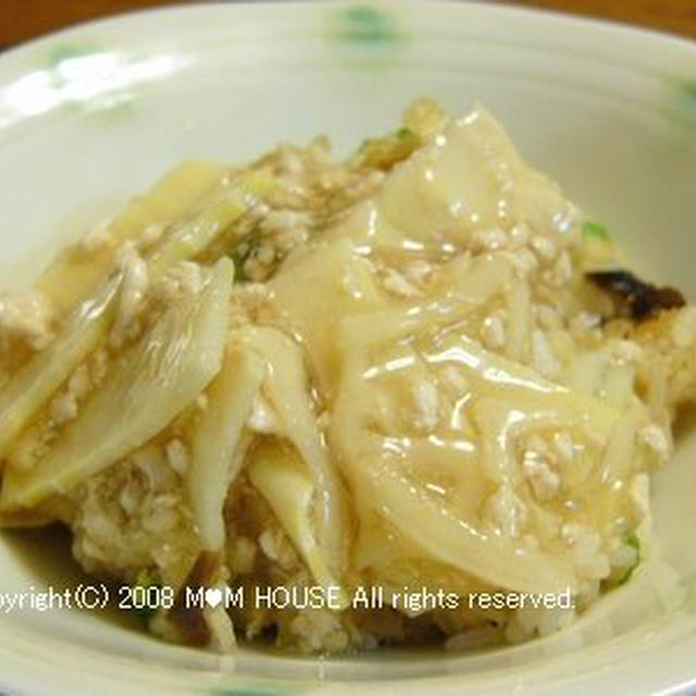 ねぎ飯　☆　筍あんかけご飯♪