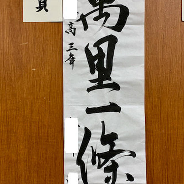 ＊息子の二十歳の誕生日記念！書道の歩み＊