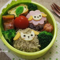 『幼稚園ねっと』記事更新～もこもこひつじのお弁当～♪