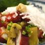 蛸と焼き茄子のやまかけ　　　　　作り方とレシピ