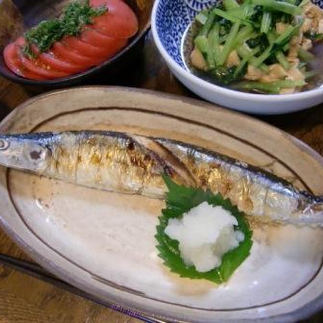 初さんま焼けました～♪