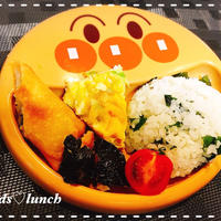 三女お昼ご飯★鶏肉の磯辺焼きのワンプレートランチ