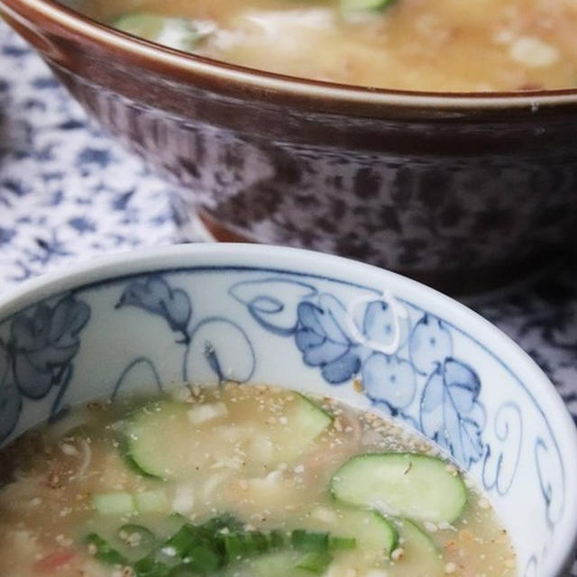 【レシピ】鯵の冷や汁で、食欲を取り戻しましょう！