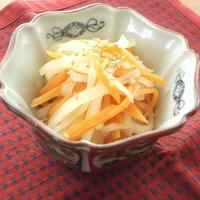 「だし×オイル」のモニター品で～炒めなます～