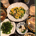 ニラ玉とおでんの残り