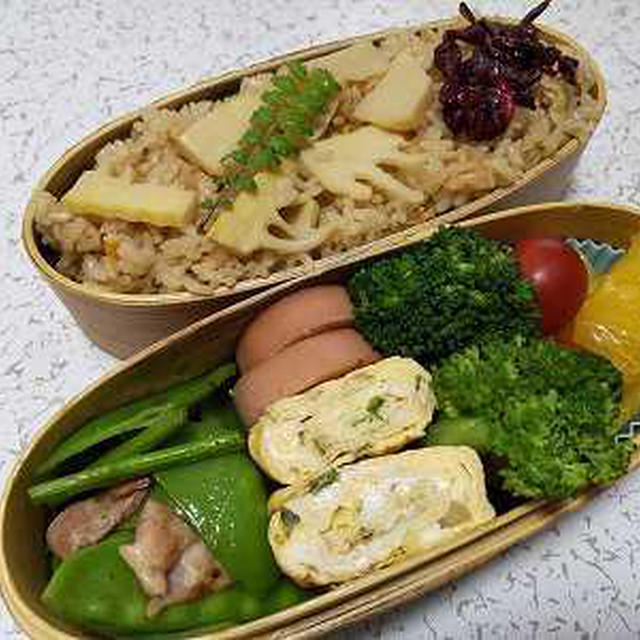 筍ご飯弁当