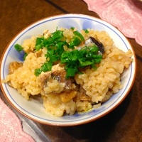 さんまのかば焼きの炊き込みご飯　Grilled saury Canned Cooked rice