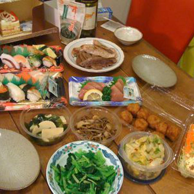 ☆デパ地下惣菜で飲み会☆