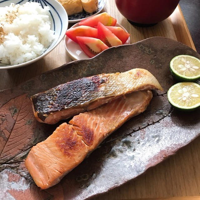 北海道産 生秋鮭で秋ごはん「生秋鮭のヨーグルト味噌漬け」。