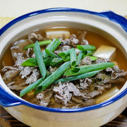 上品だけど牛肉の味を楽しむ「肉吸い鍋」&「その日の食卓風景」