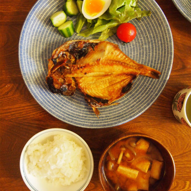 金目鯛の朝ごはん