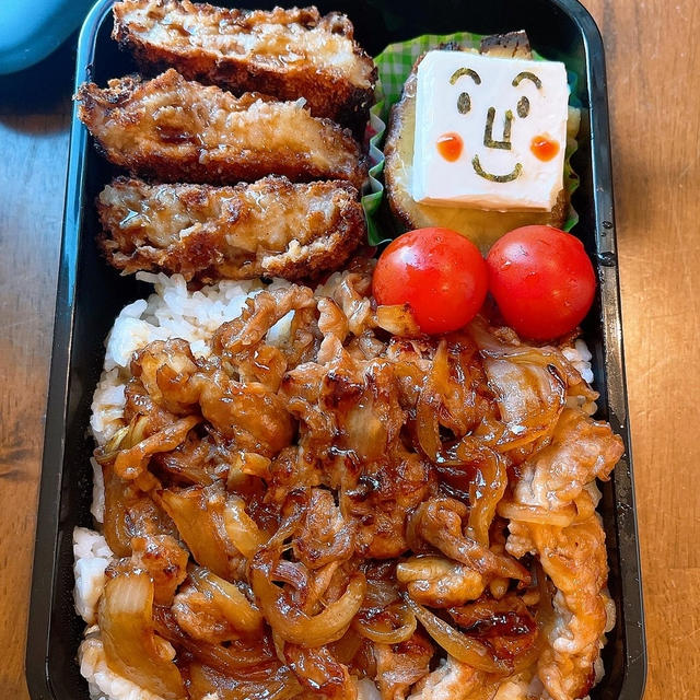 ちょいキャラ高校生弁当です！！