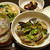 イワシ梅煮、畑菜とお揚げのさっと煮
