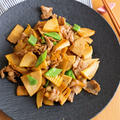 【レシピ】ご飯にのせて食べたい♬たけのこと豚肉の中華炒め