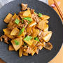 【レシピ】ご飯にのせて食べたい♬たけのこと豚肉の中華炒め