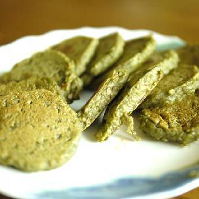 大豆の甘いおやき（抹茶味）