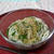 ハウスのっけてジュレを使って☆モロヘイヤの油そうめん