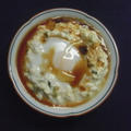 くずし豆腐と卵の蒸し物